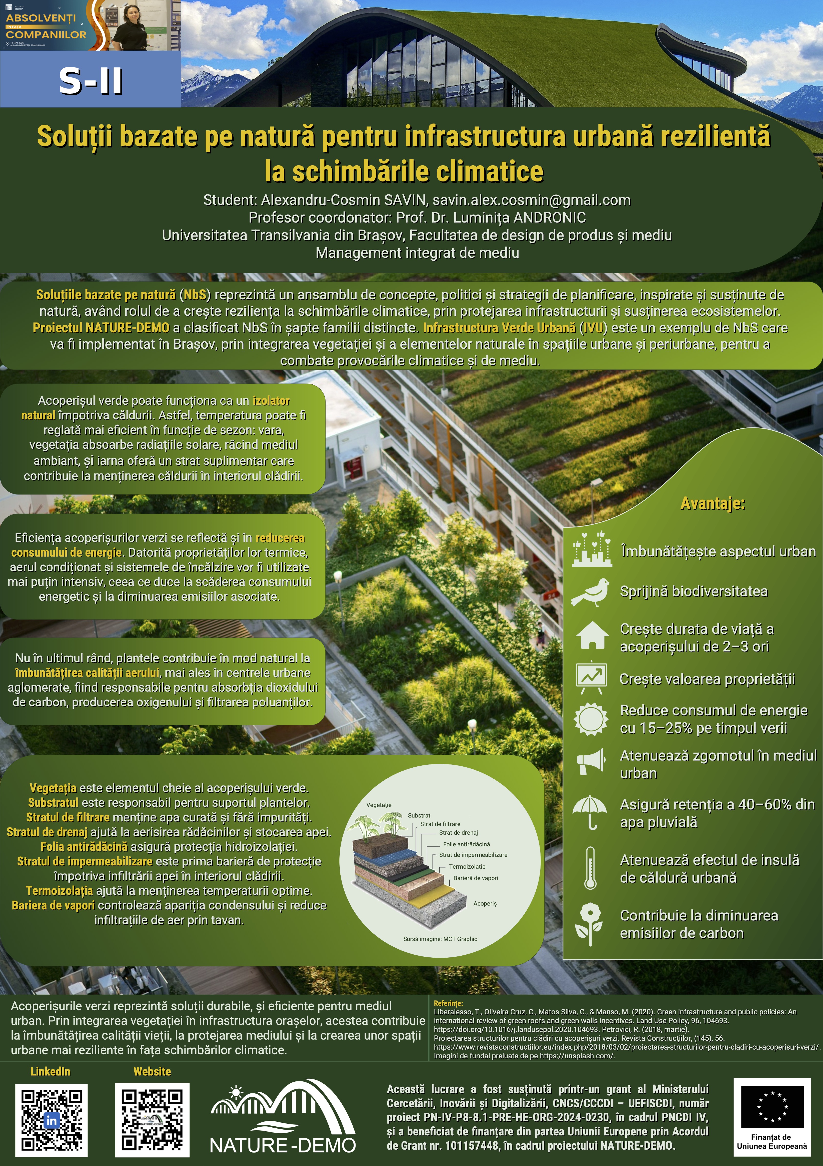 Nature-based solutions for climate-resilient urban infrastructure