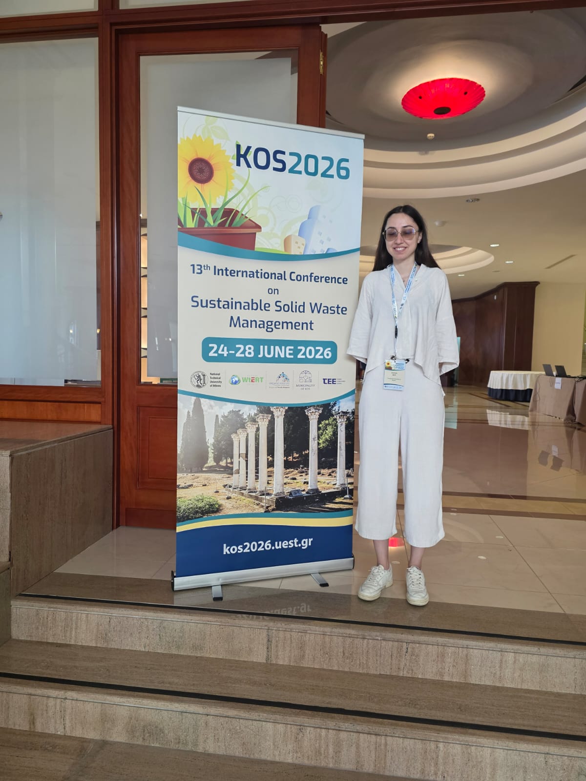 Andreea Ignat at the 13th International Conference on Sustainable Solid Waste Management